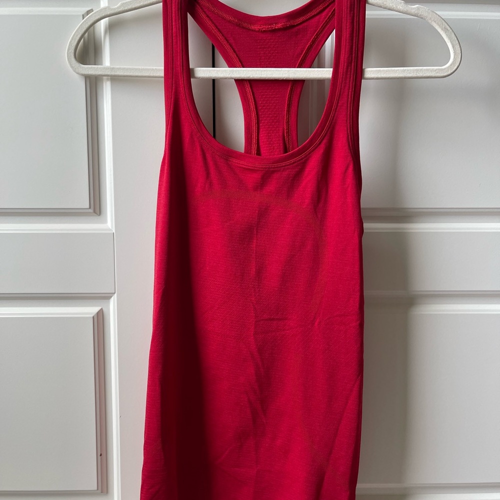 Lululemon Red Sleeveless Women's Top